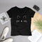 T-Shirt Moustache de Chat | Cadeau Chats Mignon Homme Femme